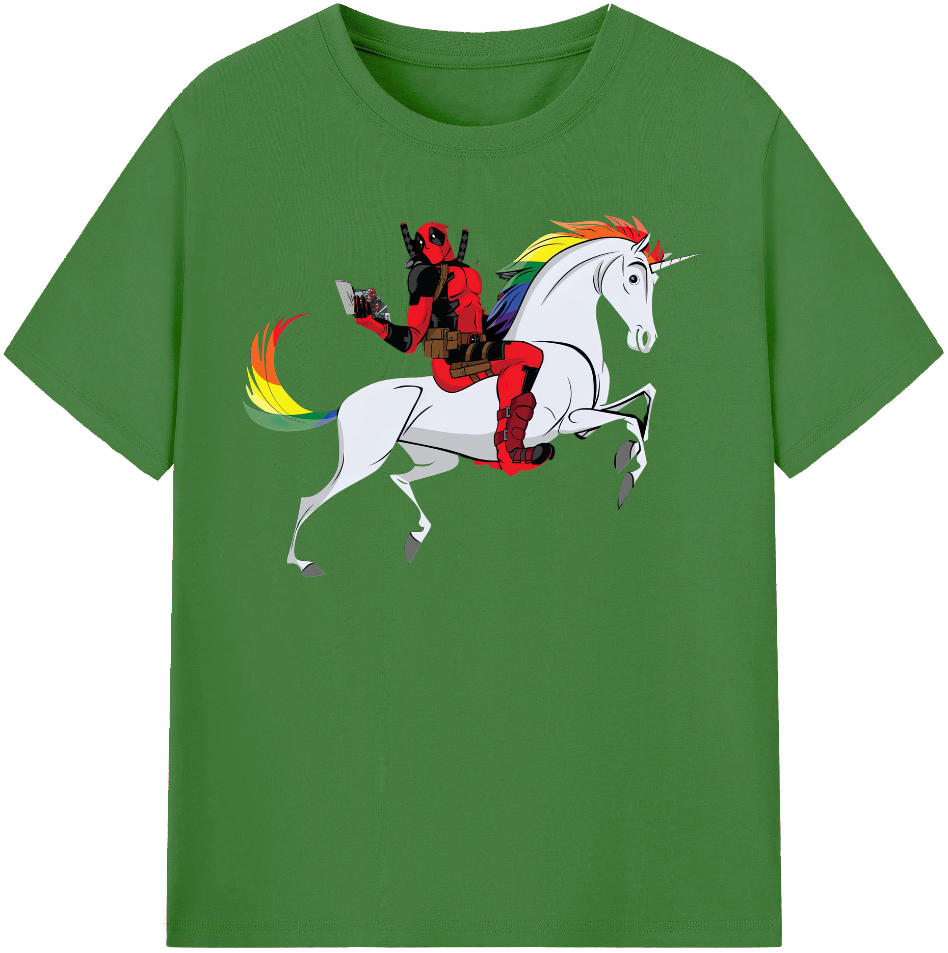 （画像用） Deadpool デッドプール レディースカジュアルプリントTシャツ（綿100％）